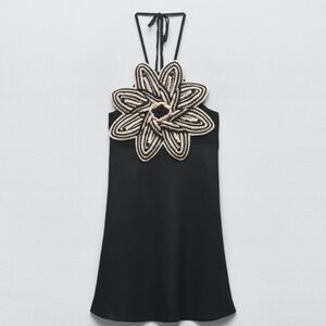 Zara Crochet Mini Dress - Small